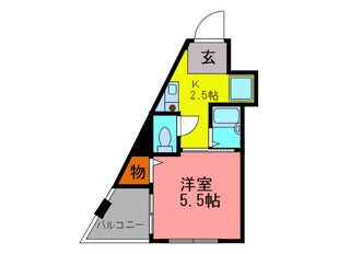 リヴェ花屋敷の物件間取画像